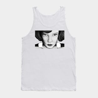 Black Queen's Gambit Tank Top